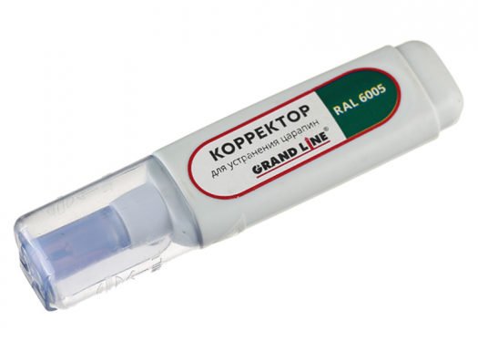 Корректор для ремонта царапин зеленый RAL 6005