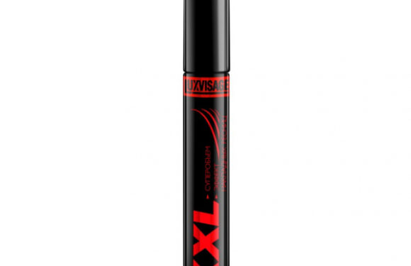Тушь для ресниц `LUXVISAGE` XXL суперобъем, эффект накладных ресниц (черная)