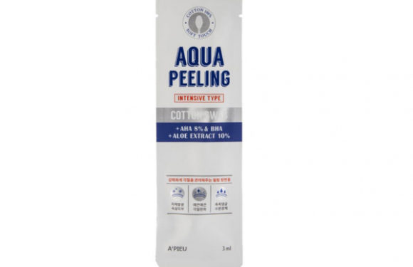 Ватная палочка для пилинга `A`PIEU` AQUA PEELING c 8% AHA и BHA-кислотами и экстрактом алоэ вера (интенсивного действия) 3 мл