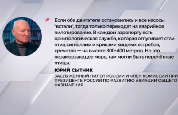 Авиаэксперт: пилоты самолета Azal перешли на аварийное управление