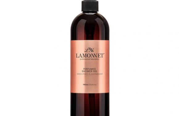 Гель для душа `LAMONNET` парфюмированный (черная вишня и дерево сандал) 750 мл