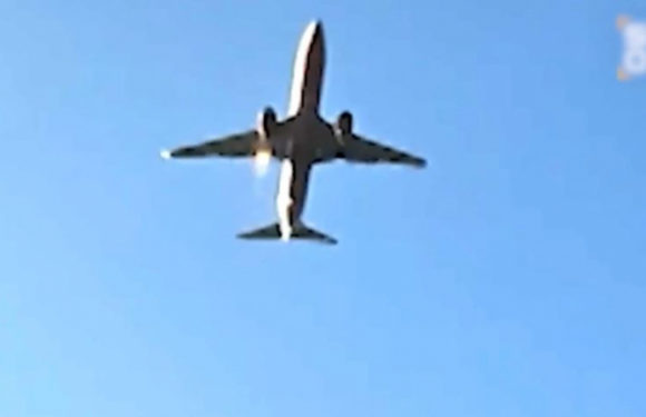 Момент попадания птицы в двигатель самолёта в Южной Корее распространяют в соцсетях