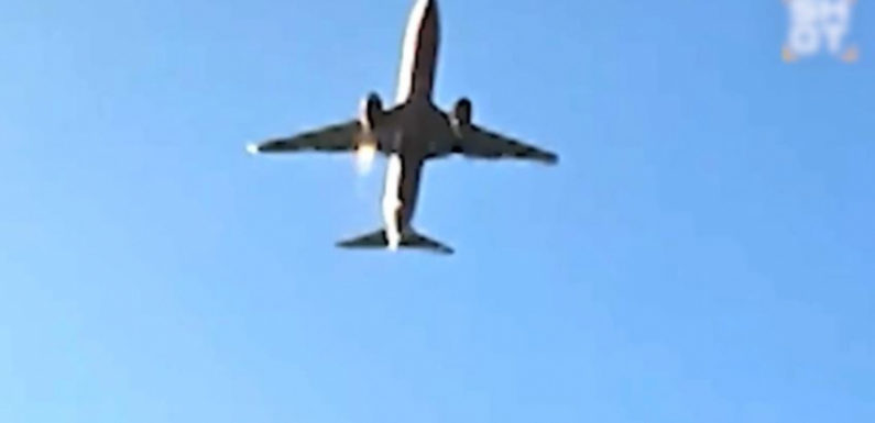 Момент попадания птицы в двигатель самолёта в Южной Корее распространяют в соцсетях