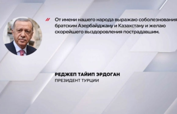 Президент Турции выразил соболезнования Азербайджану