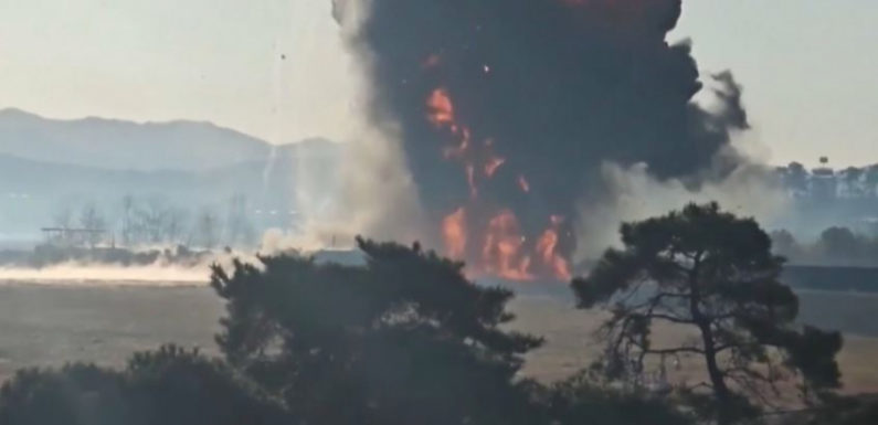Yonhap: все пассажиры, кроме двоих, предварительно погибли при крушении боинга в Южной Корее