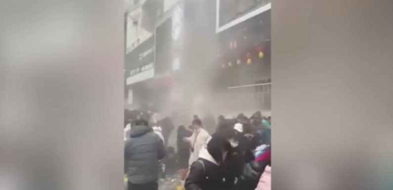 Взрыв у торгового центра в Китае: есть погибшие