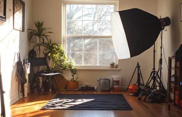 Home photography studio