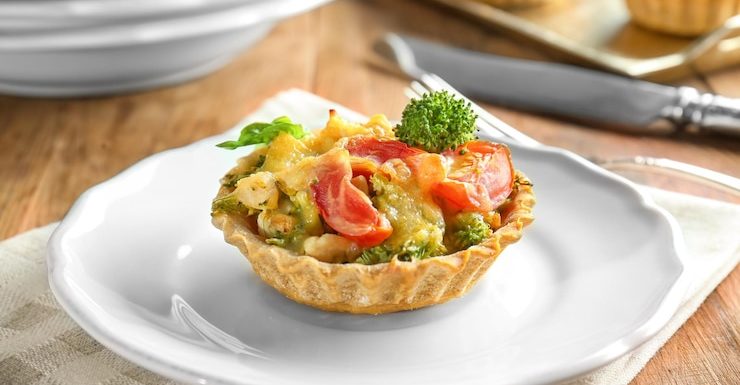 Рецепт овощного тарта для вкусного ужина