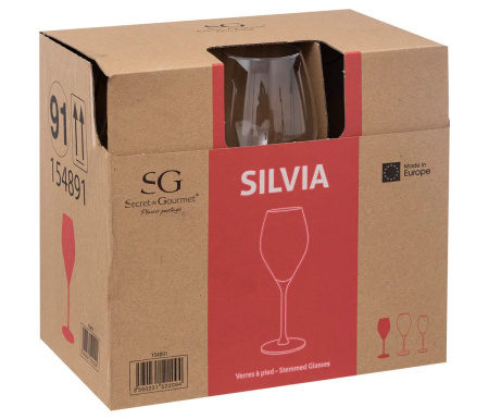 Фужер для белого вина SG SILVIA 340 мл 154891
